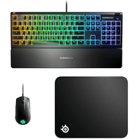 SteelSeries Level Up bundle (Apex 3 keyboard, Rival 3 mouse, QcK mouse pad) | $79.99