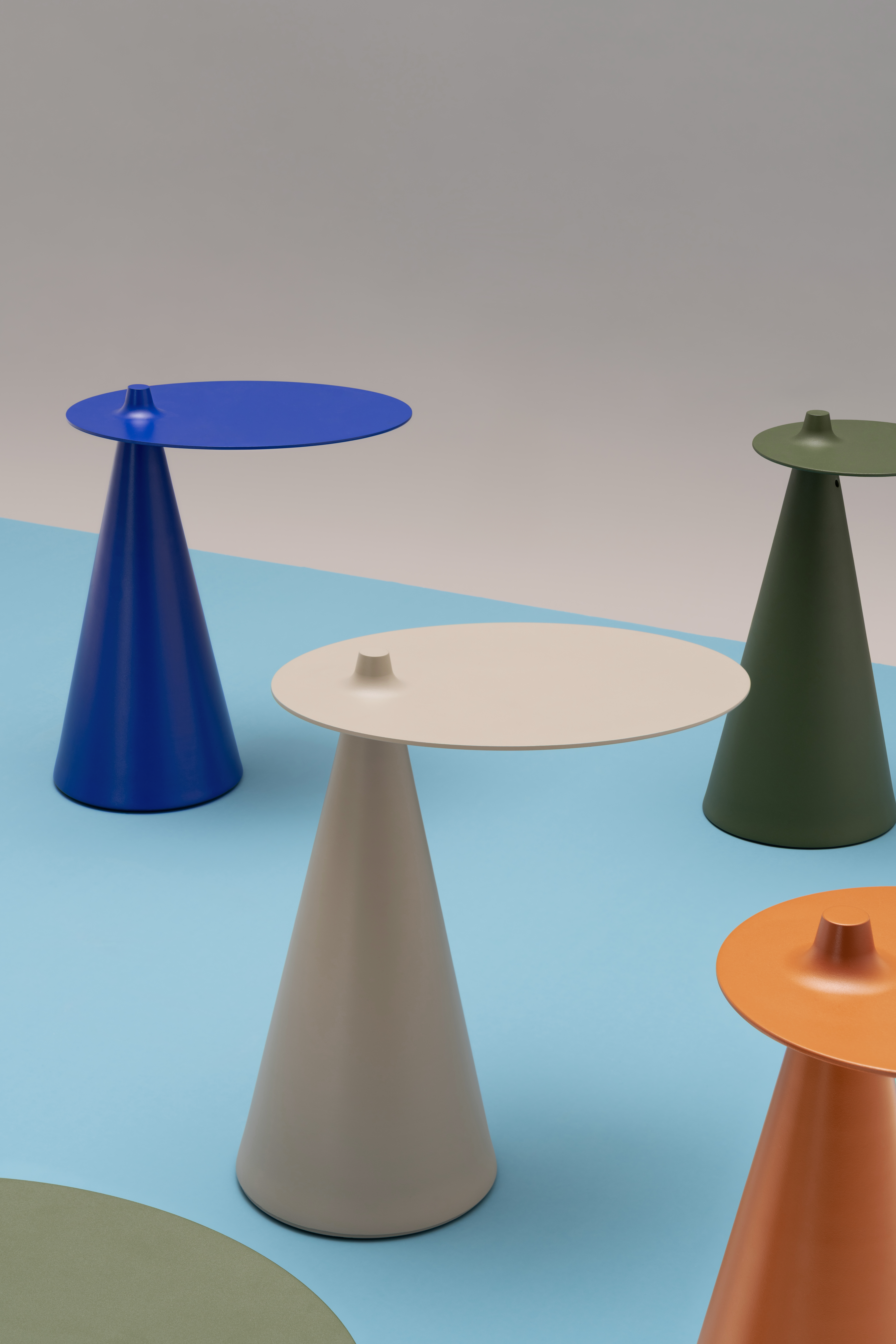 Nao Tamura FEZ tables or 'perches' in various colourways