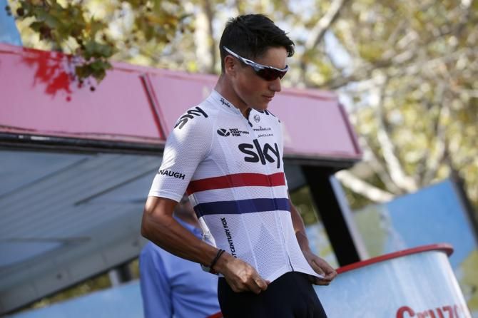 Peter Kennaugh (Sky) leaves sign on