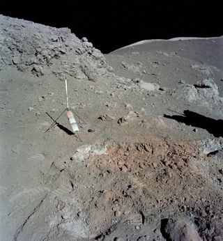 Strange orange soil was discovered on the moon by the Apollo 17 mission in 1972.