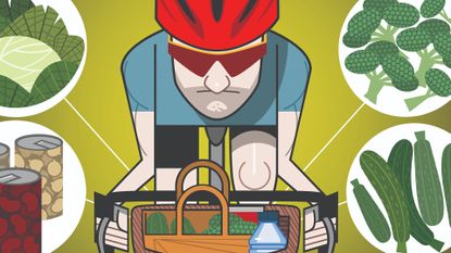 Combine cycling with whole foods for a basket of health benefits