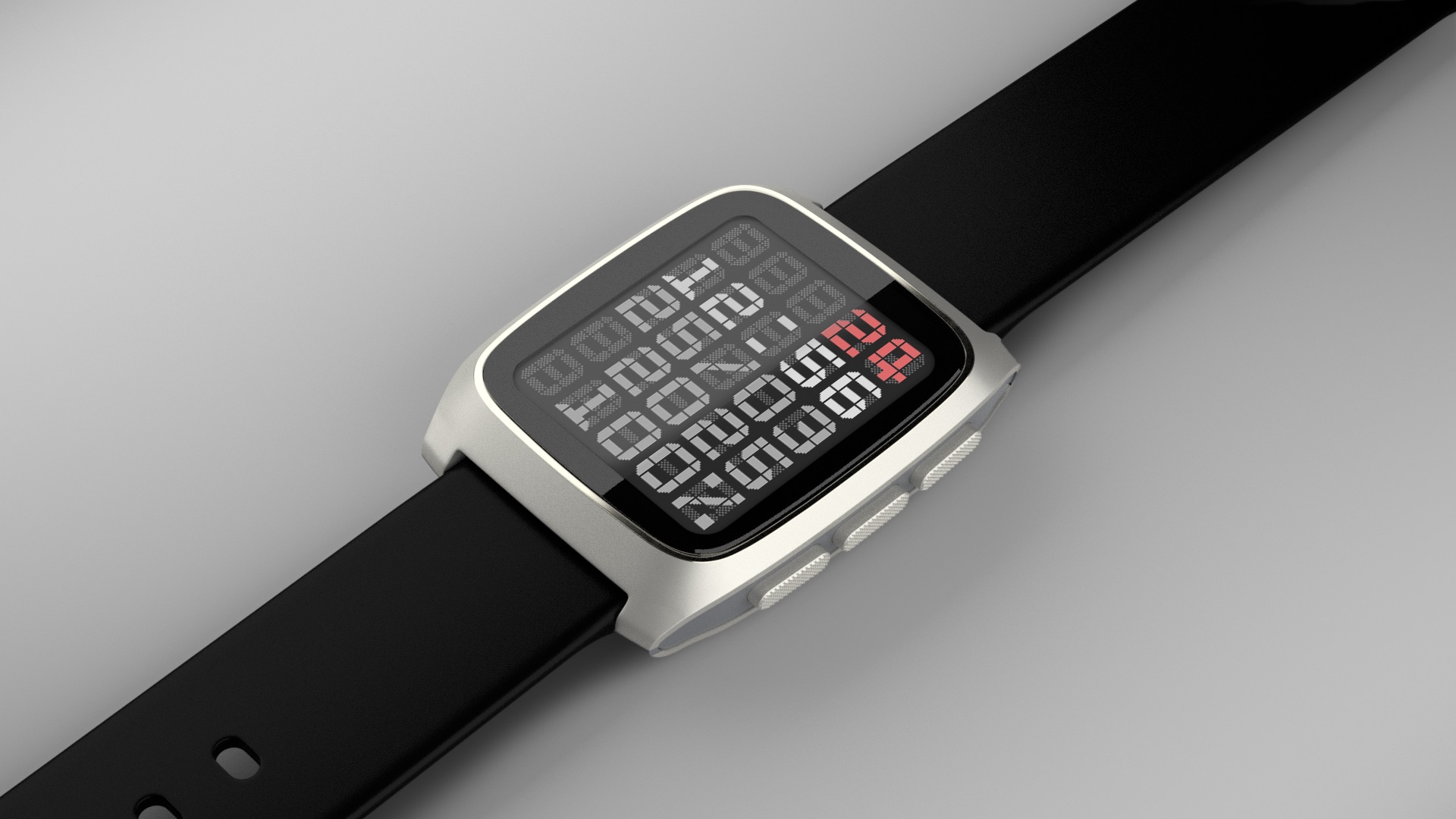 Pebble Time 2 in a variety of angles 