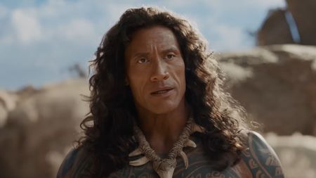 Dwayne Johnson in Moana live action. 