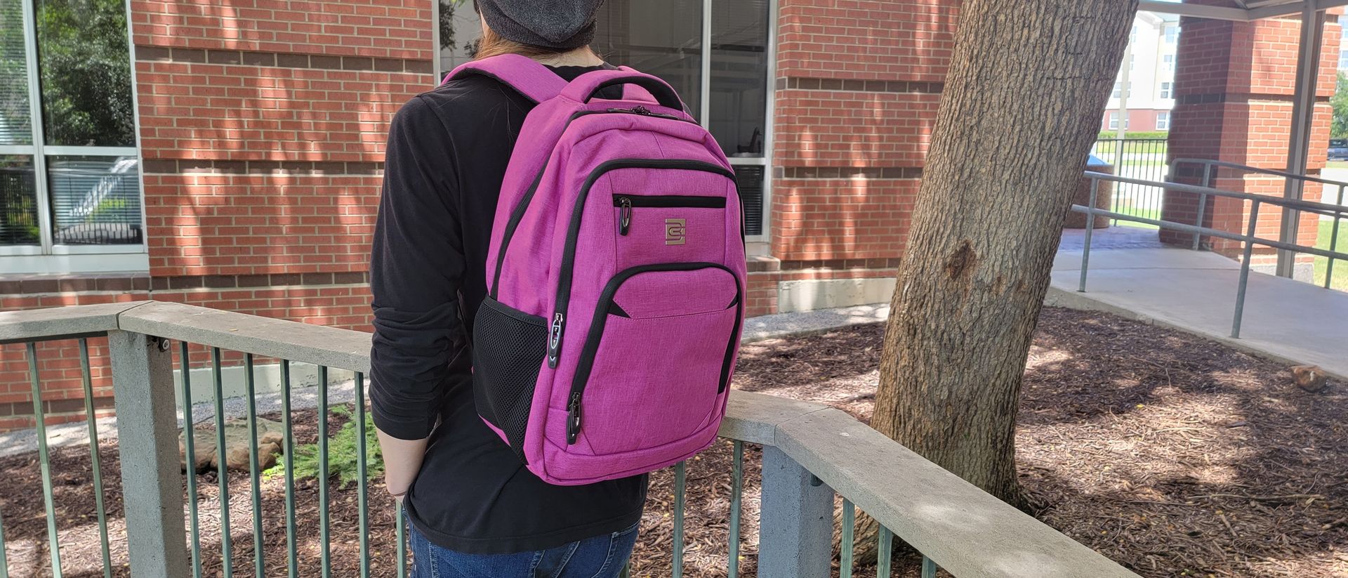 Volher Laptop Backpack review Barbie pink is in Laptop Mag