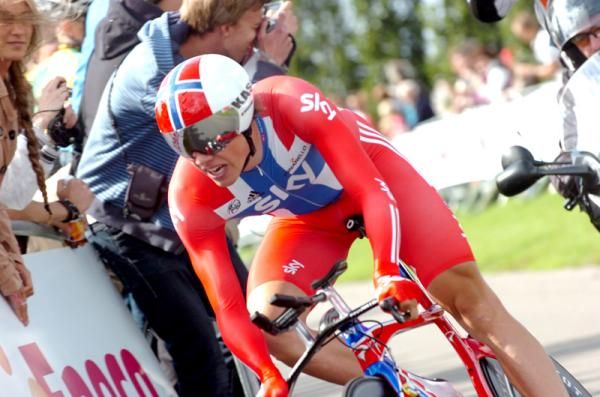 Edvald Boasson Hagen (Team Sky) was Phinney's closest challenger