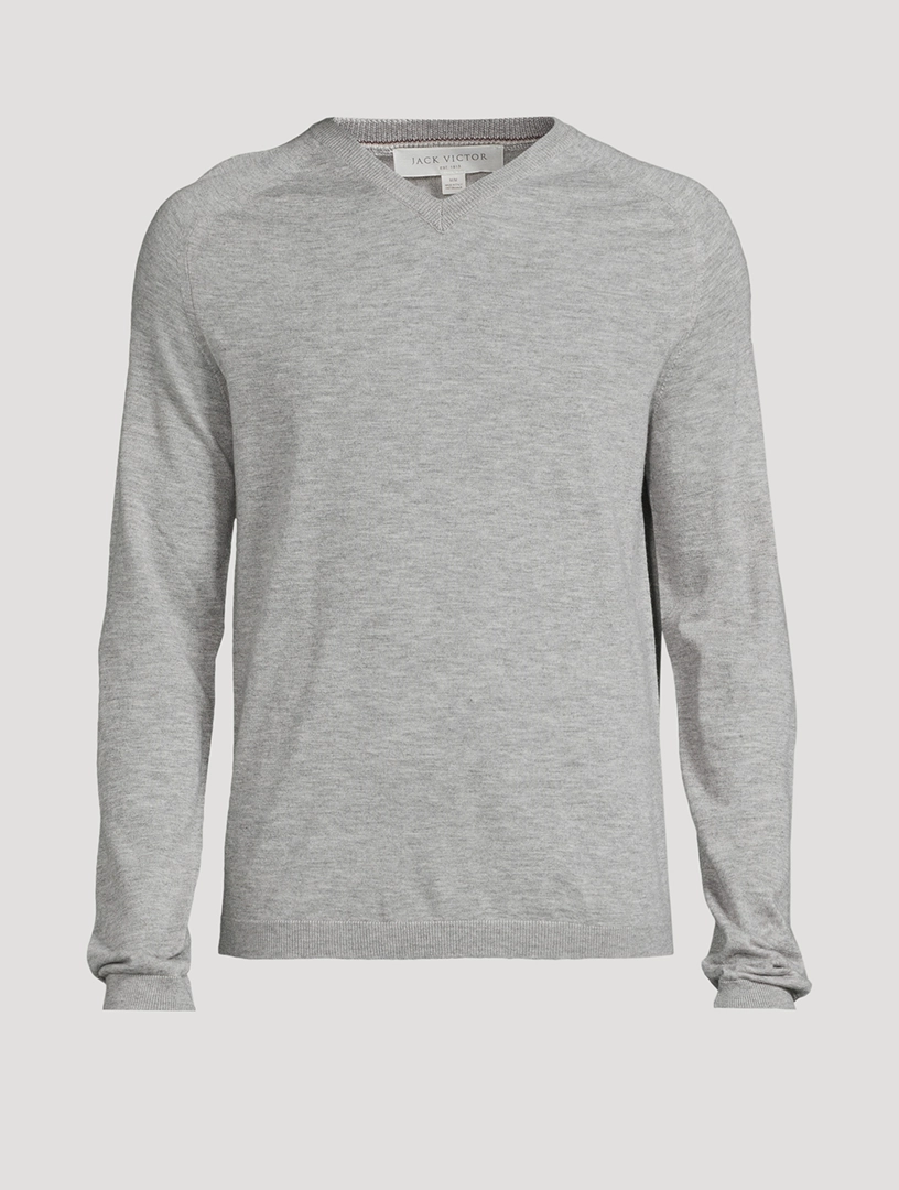 The Toronto Cashmere V-Neck Sweater