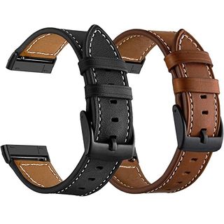 LDFAS Leather Band 2-Pack for Fitbit
