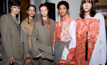 Ports 1961 A/W 2019 back stage models