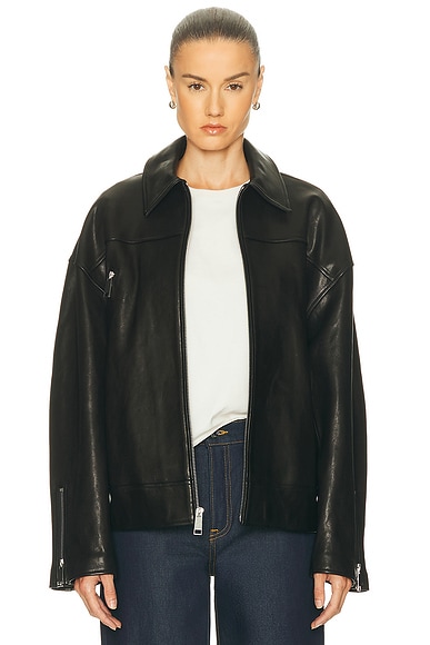 Alek Leather Moto