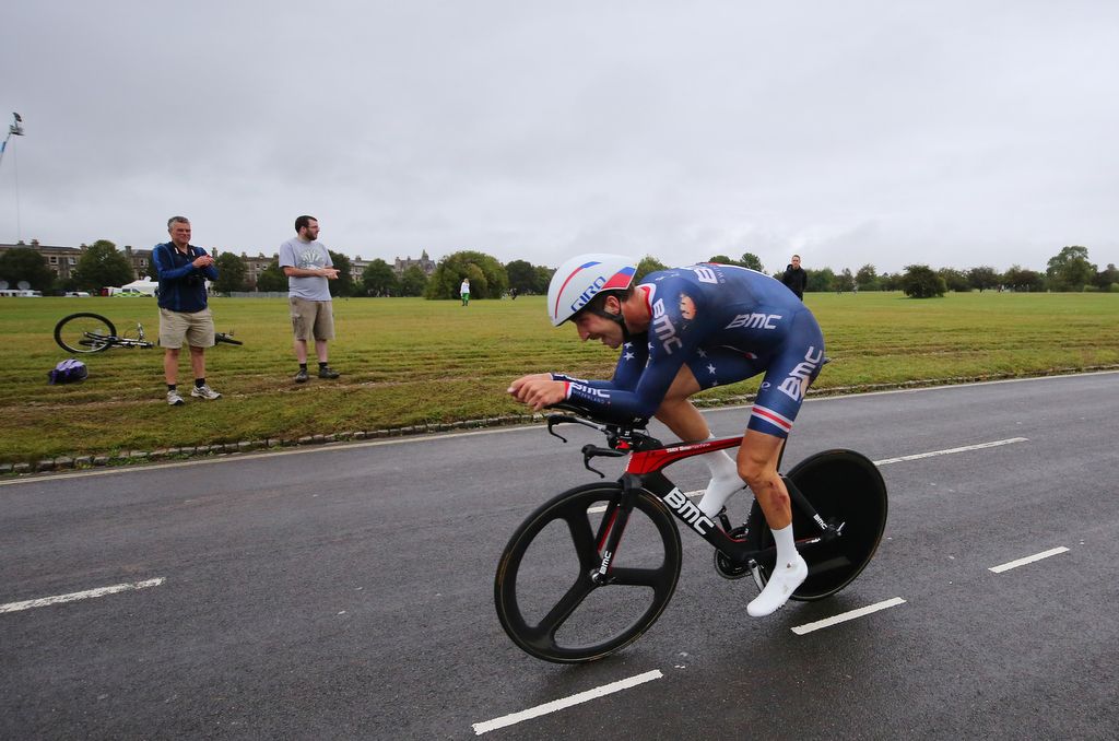 Taylor Phinney (BMC) crashed out on the course