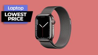 Apple Watch Series 7 with stainless steel band