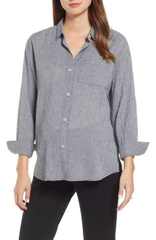 clothing, sleeve, collar, shirt, button, neck, blouse, top, outerwear, pocket,