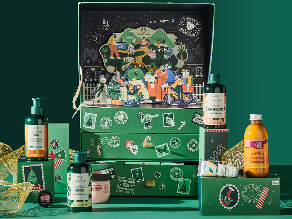 The Body Shop The Box of Wishes and Wonders Beauty Advent Calendar 2022 - beauty advent calendars