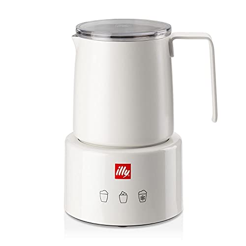 Illy Milk Frother, Electric Milk Frother for Frothing Hot and Cold Milk and Hot Chocolate