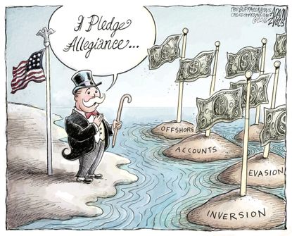Editorial Cartoon U.S. Panama Papers Offshore Accounts
