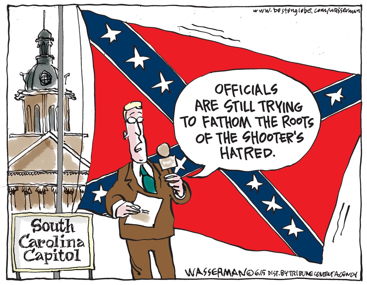 Editorial cartoon U.S. Charleston