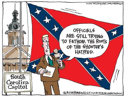 Editorial cartoon U.S. Charleston