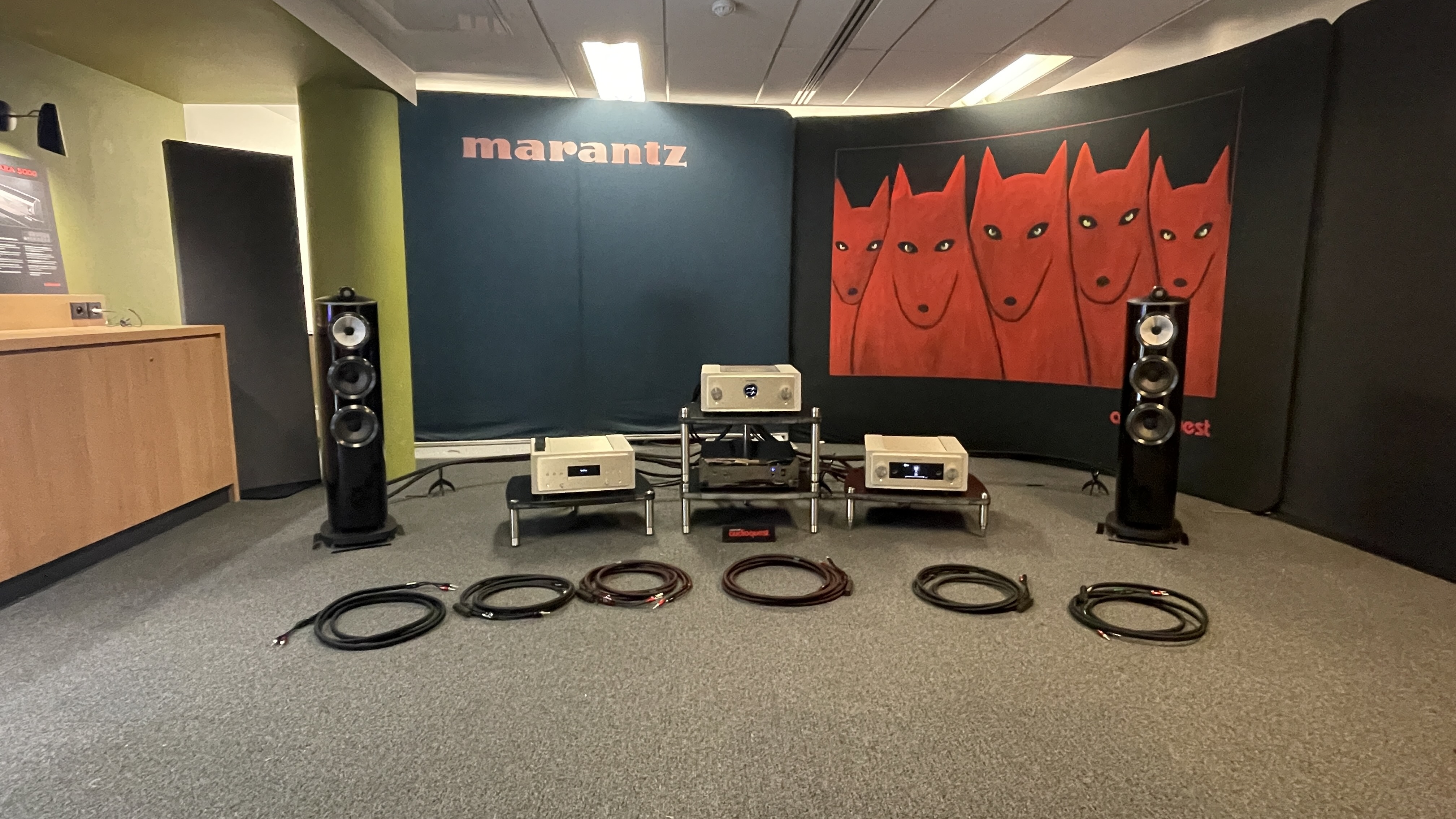 Snapshot of the Paris Audio show, showing new hi-fi equipment at the Palais des Congres, Paris, from October 25 - 27