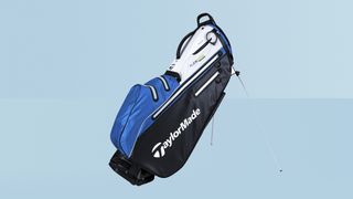 TaylorMade FlexTech Stand Bag on blue background