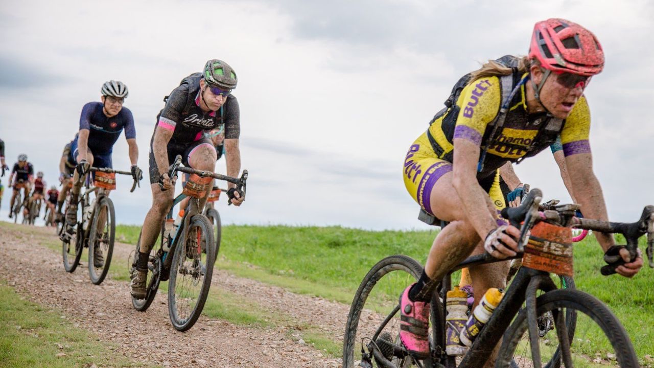 Amy Charity racing Unbound Gravel (f.k.a. Dirty Kanza)