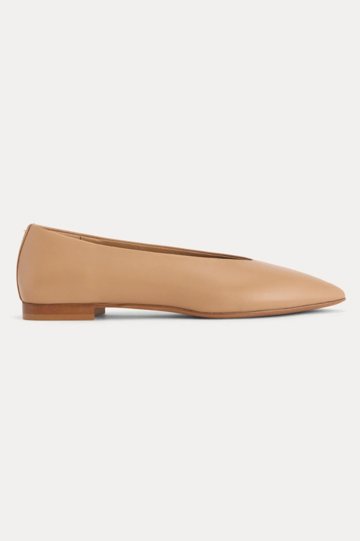 Everlane, Made in Italy Almond-Toe Flat