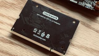 The CM4 adapter from Clockwork Pi