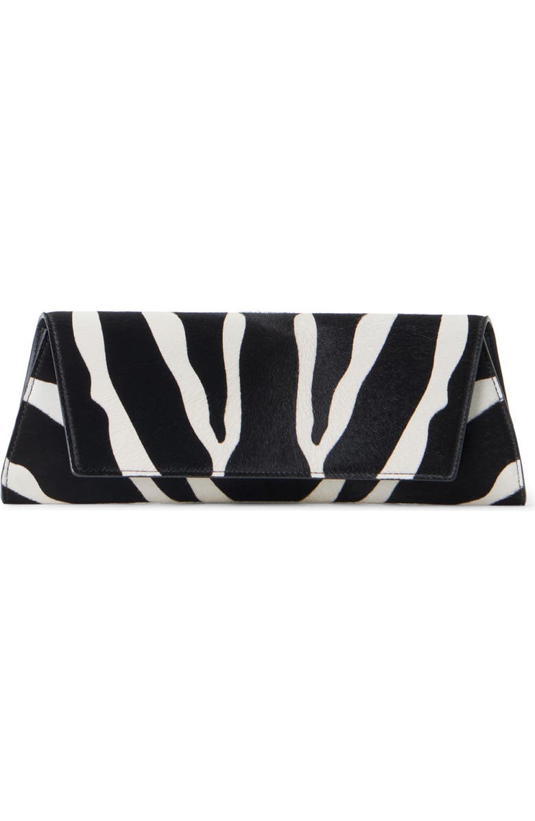 Small Anouk Animal Stripe Genuine Calf Hair East/west Clutch