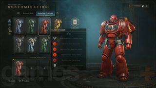 Space Marine 2 armor customization astartes chapters blood angels