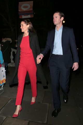 Pippa Middleton red jumpsuit