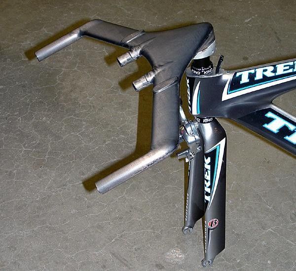 New one-piece Bontrager Aero bar