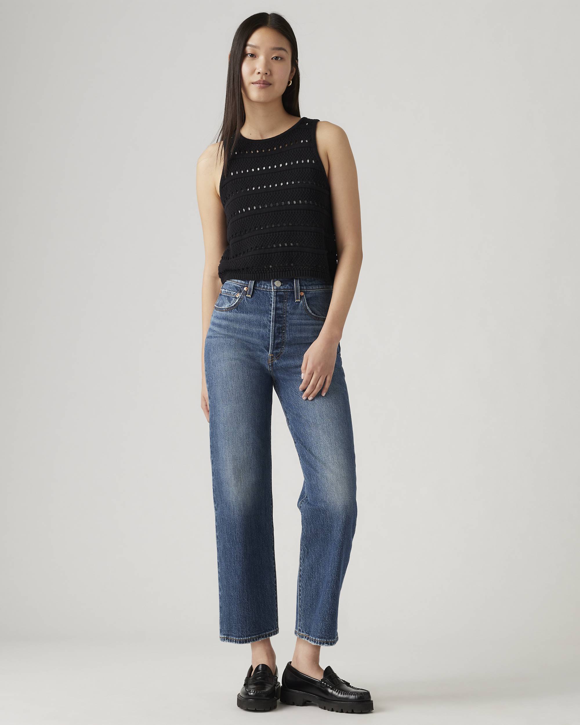 Levi's, Ribcage Straight Ankle Jeans
