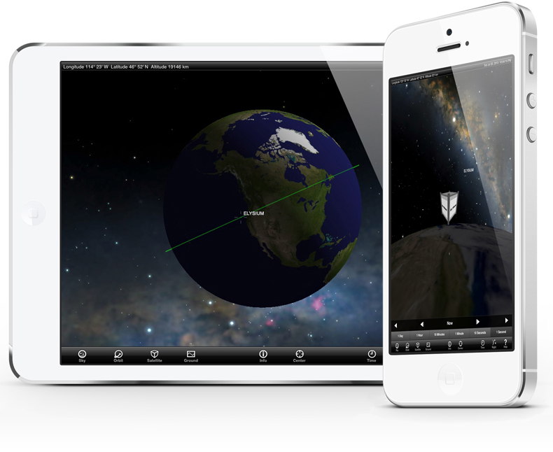 Elysium Space iPad and iPhone App