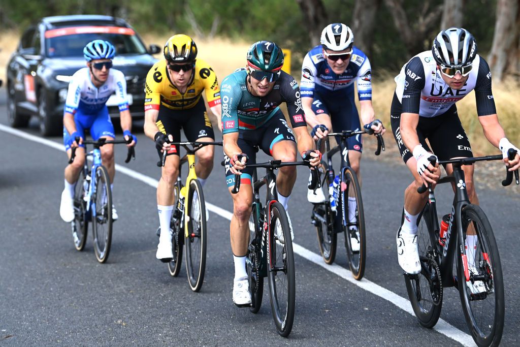 The decisive attack on stage 2 of the Tour Down Under