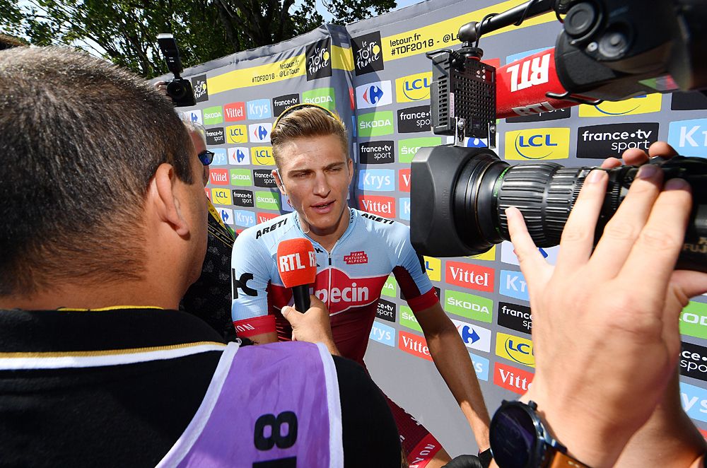 Marcel Kittel ahead of stage 7 start at the Tour de France