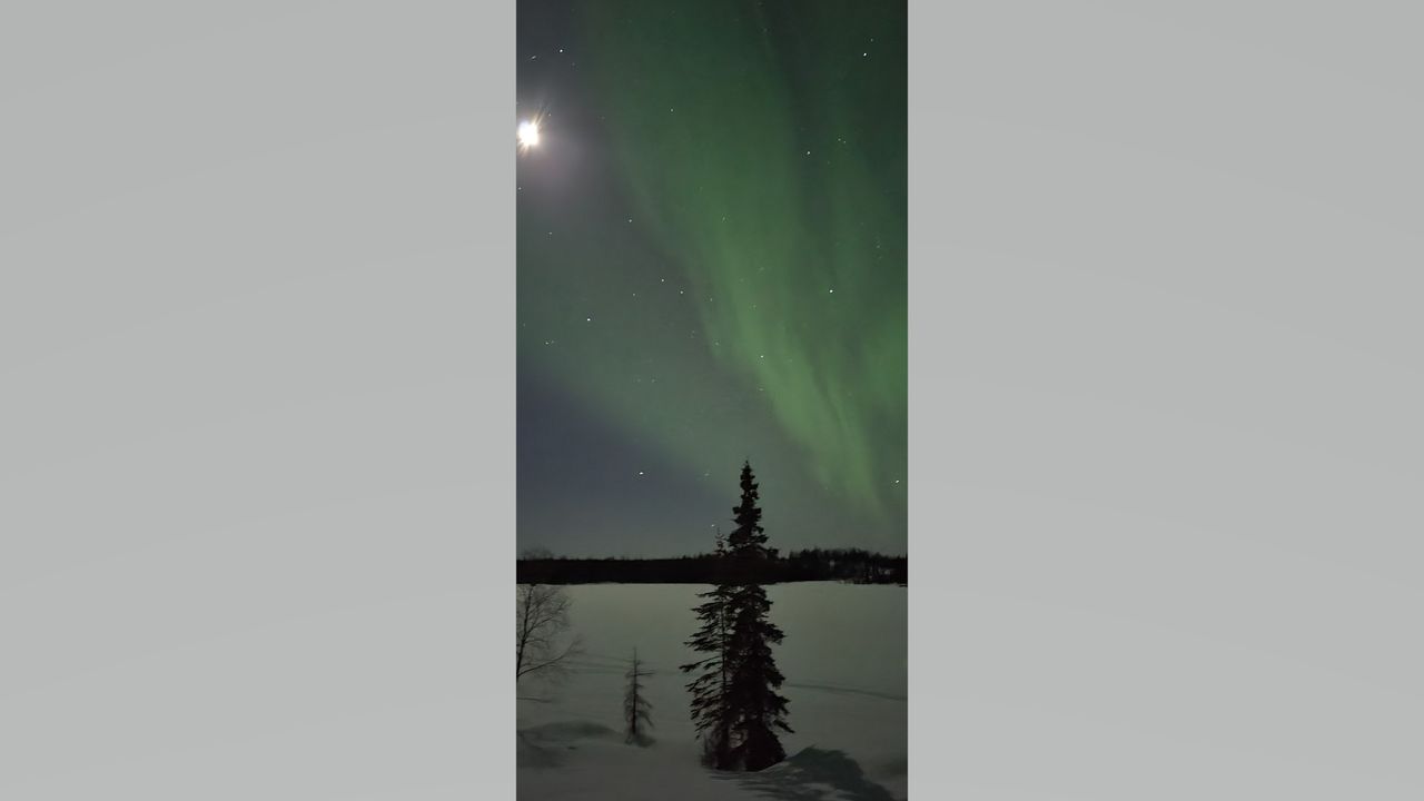 Photographer Lee Kirkum captured stunning images of the aurora on April 11, 2022.