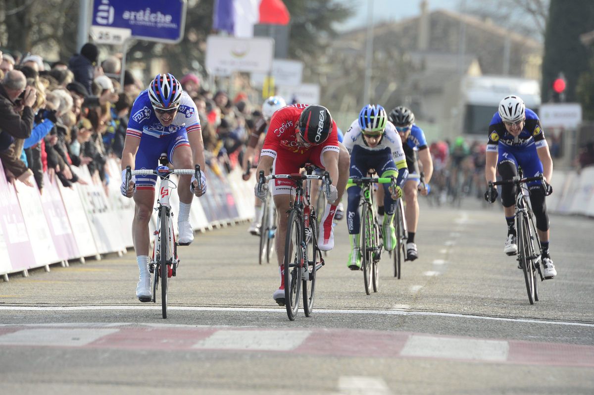 Arthur Vichot (FDJ) wins the sprint for third place