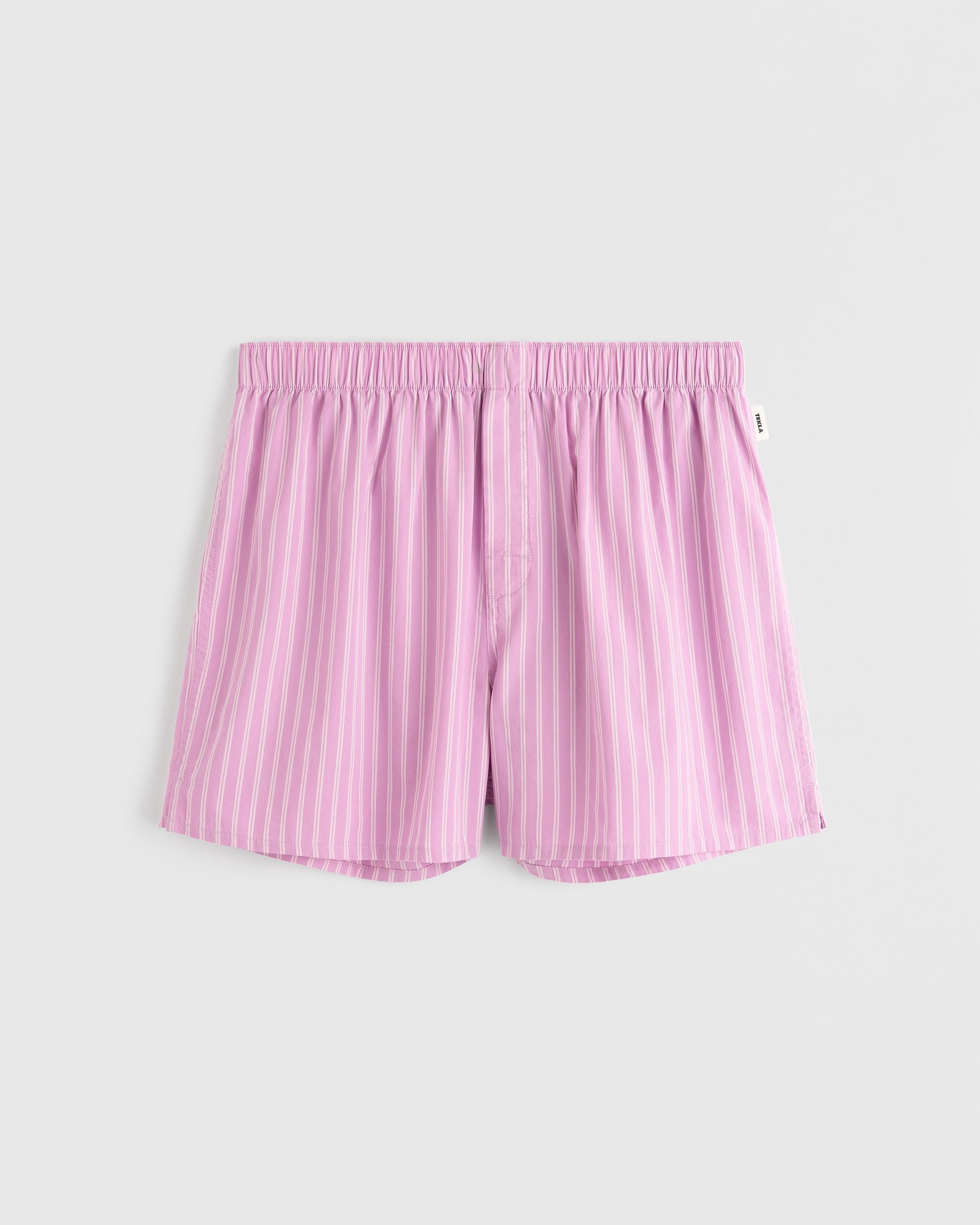 Tekla Fabrics Boxers - Purple Pink Stripes
