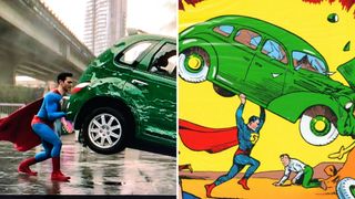 Parallels between 'Superman and Lois' and Action Comics #1.