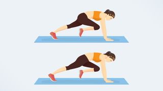 Best exercises if you sit down all day: Mountain climber