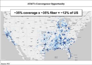 AT&T fiber reach map