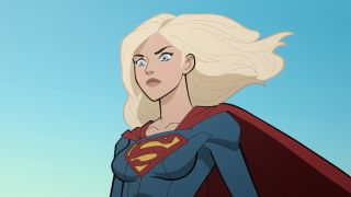 Meg Donnelly's Supergirl in animated DC movie Legion of Super-Heroes