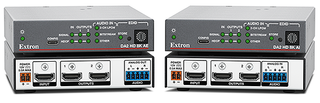 Extron audio processors.