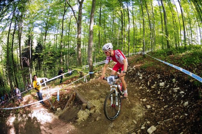 Maciej Jeziorski eyeing some switchbacks