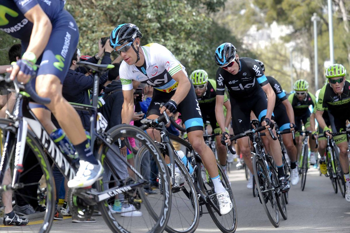 Race leader Richie Porte (Team Sky)