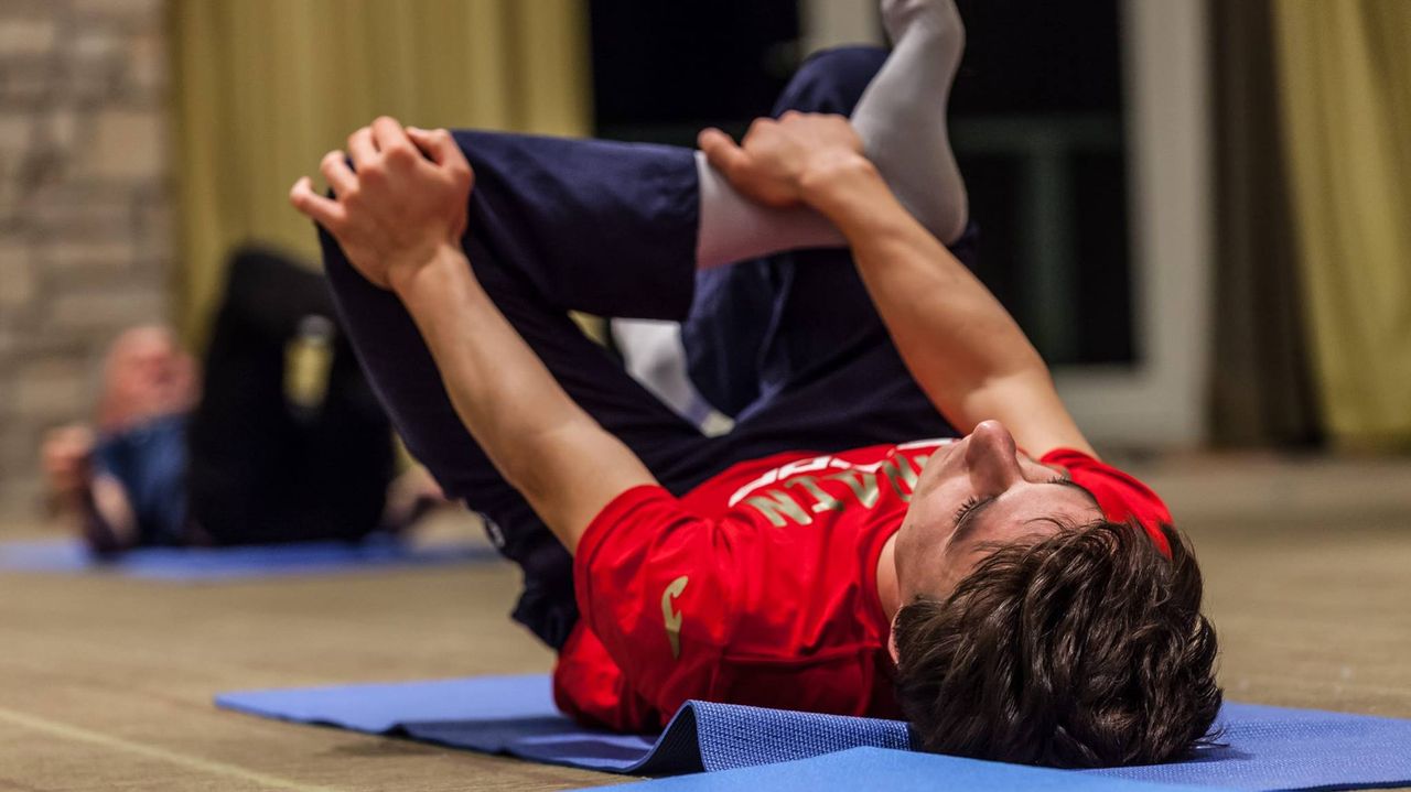 Niccol&ograve; Bonifazio loosening up