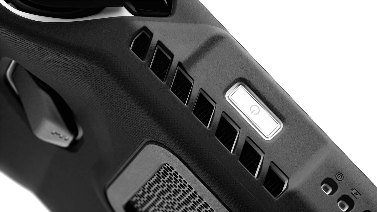 dBrand ROG Ally Killswitch over vents.