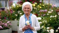 Dame Mary Berry at the RHS Chelsea Flower Show