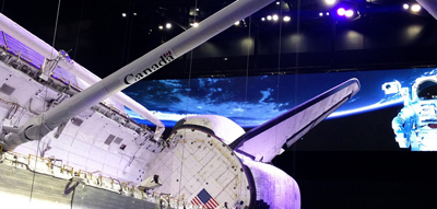 Delta Powers LED Display at Kennedy Space Center