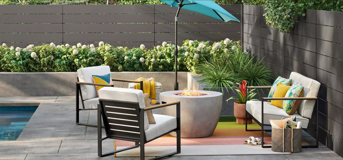 5 super-stylish Target patio sets on sale this week | Real Homes