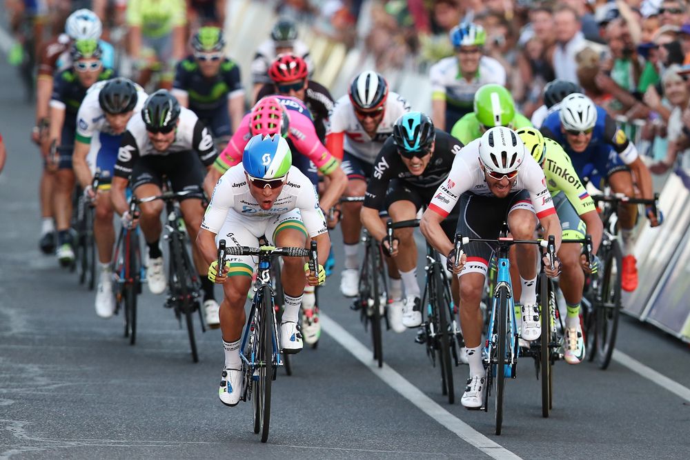 Caleb Ewan (Orica GreenEdge) wins the 2016 Down Under Classic